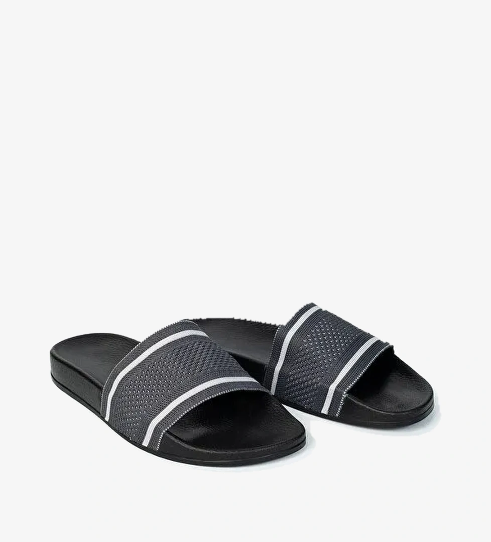 Triko Esnek Erkek Terlik - Görsel 1