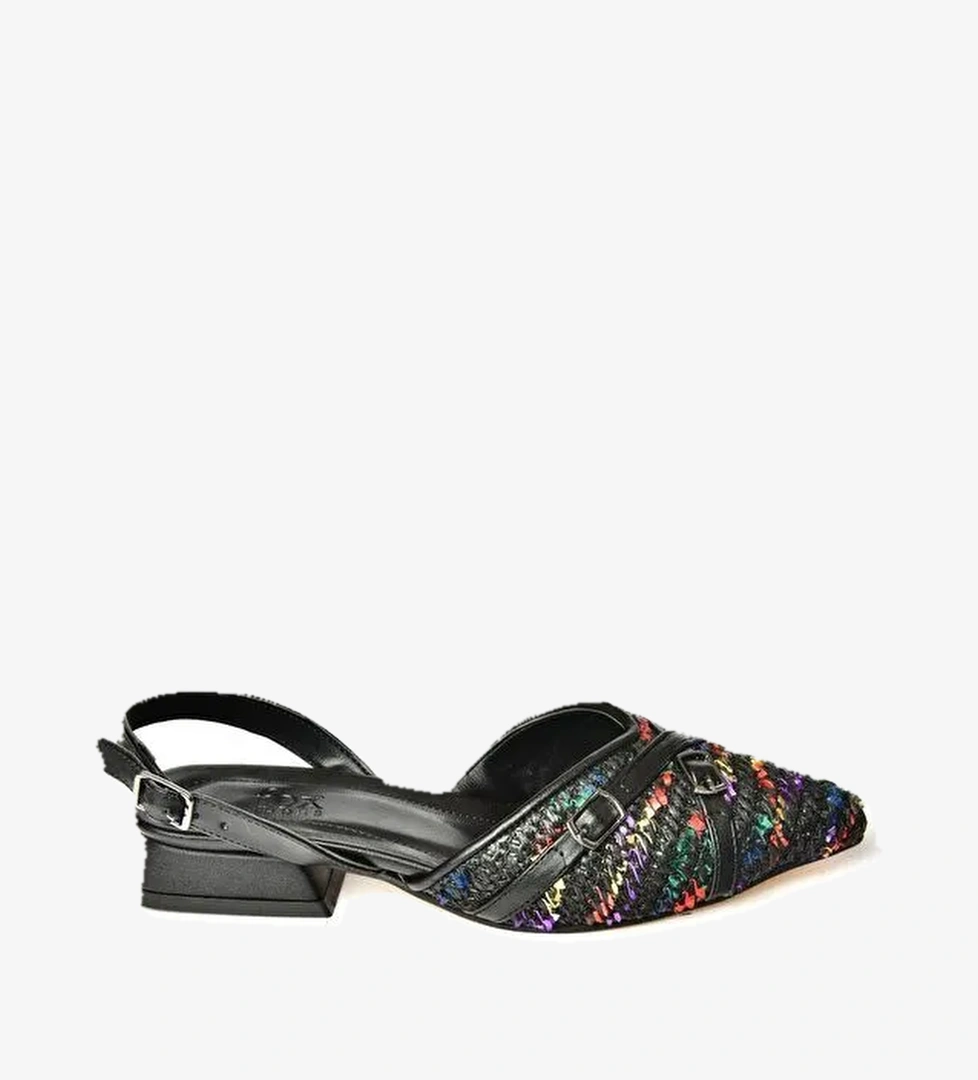 S9605431 Siyah Kadın Babet Ayakkabı