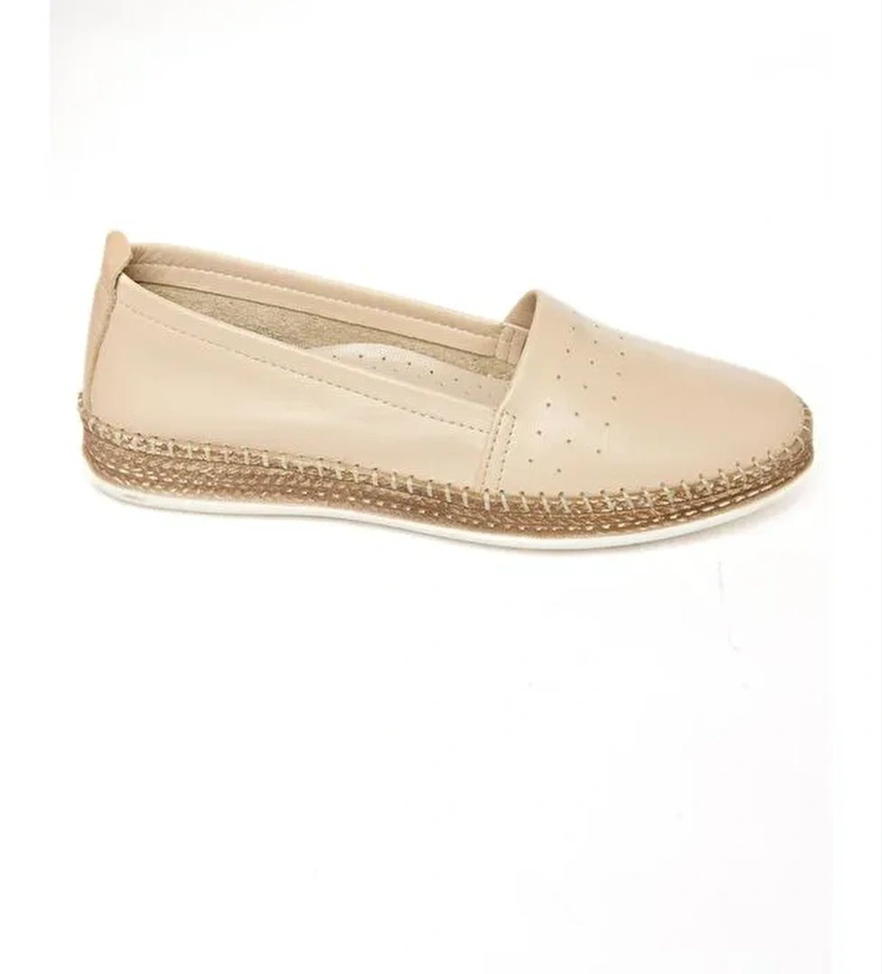 Fox Shoes P5550025 Bej Kadın Babet Ayakkabı model görseli