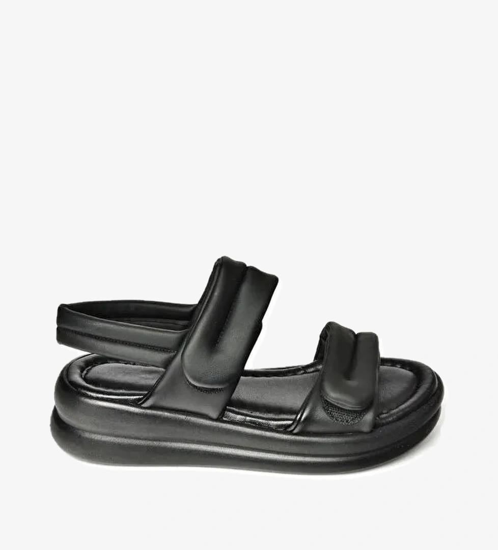 S9739104 Siyah Kadın Sandalet - Görsel 1