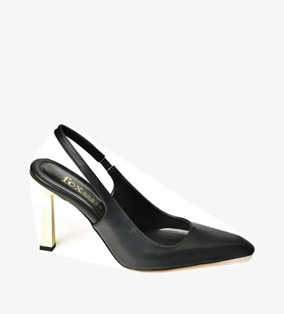 S7520746 Siyah Kadın Topuklu Ayakkabı - Görsel 1