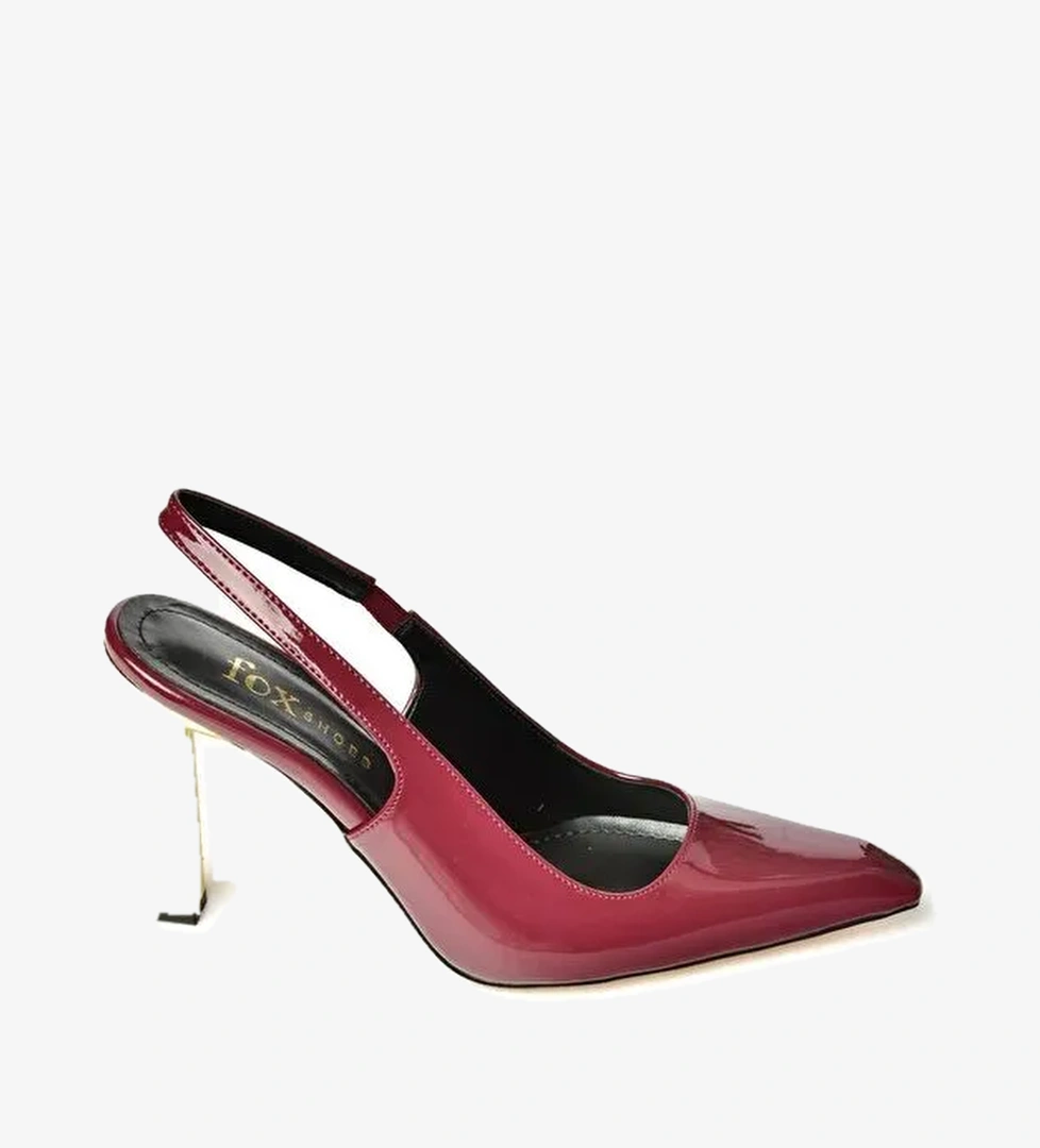 S7520746 Bordo Kadın Topuklu Ayakkabı
