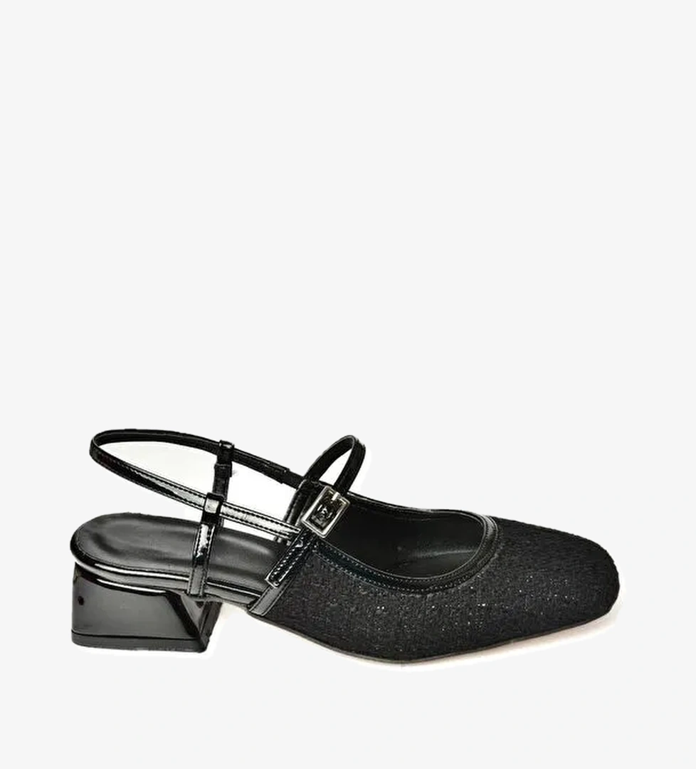 S4725726 Siyah Kadın Babet Ayakkabı