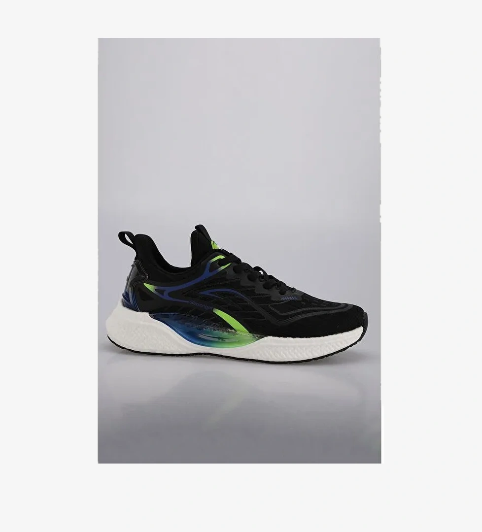 Erkek Sneaker Ayakkabı Siyah / Mavi - Görsel 1