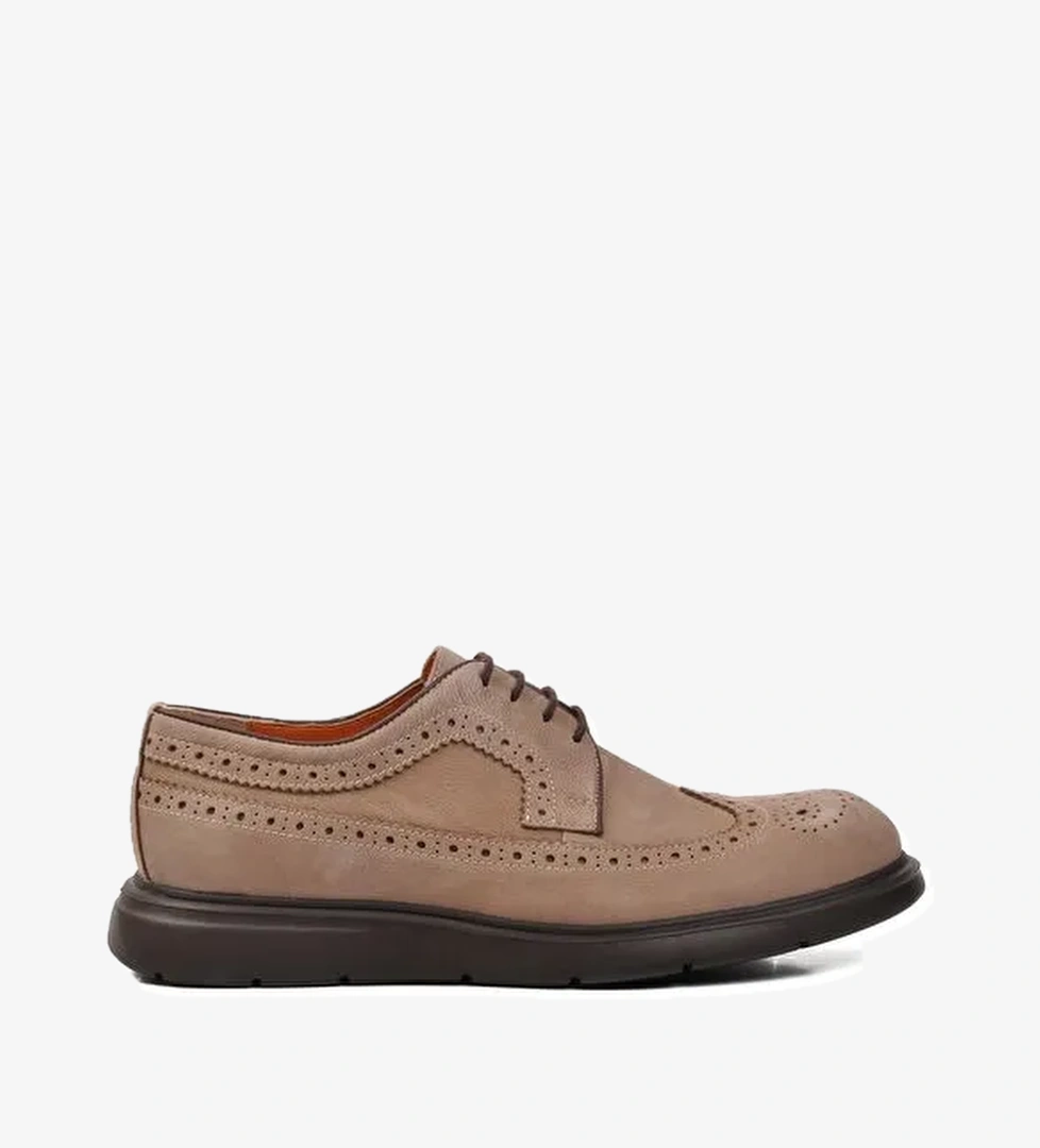 Premium Vizon Nubuk Hakiki Deri Erkek Klasik Ayakkabı 33281 - Görsel 1