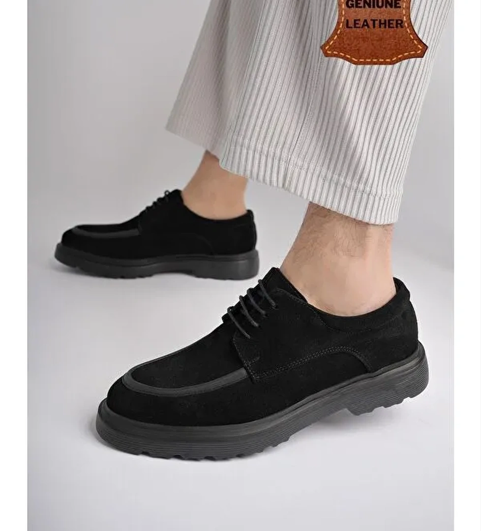 SAMUEL Günlük Klasik Hakiki Deri Casual Rahat Ortopedik Kalın Taban Erkek Ayakkabı