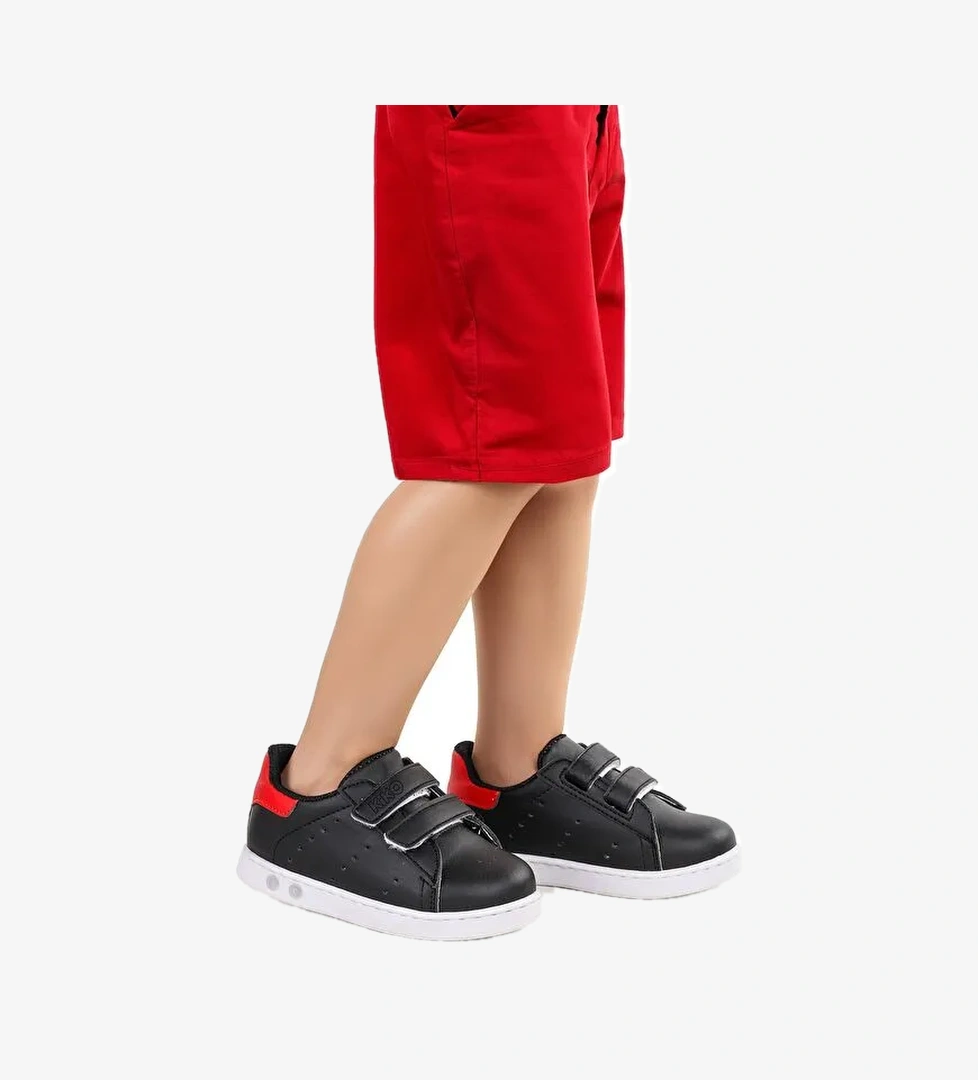 Royzo Cırtlı Işıklı Erkek Bebek Spor Ayakkabı - Görsel 1