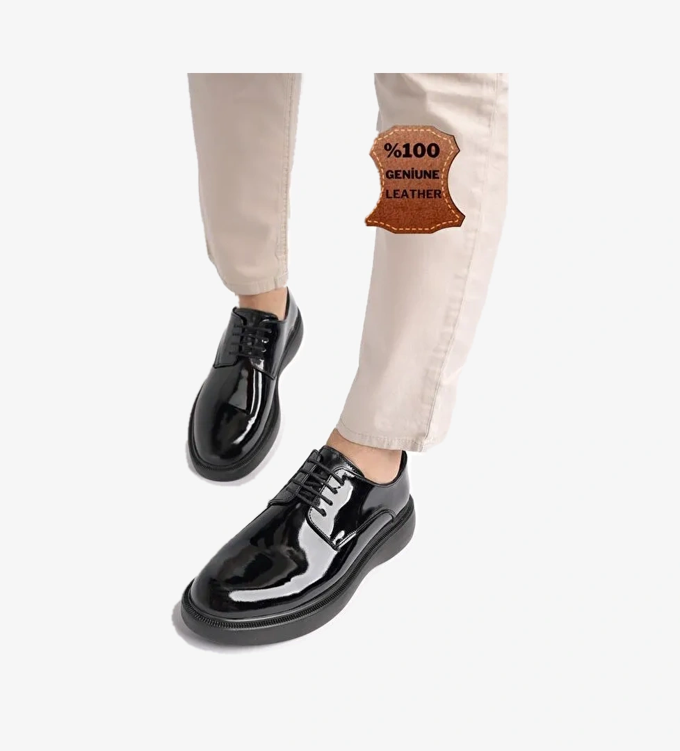 SMİTH Günlük Klasik Hakiki Deri Casual Rahat Ortopedik Kalın Taban Erkek Ayakkabı