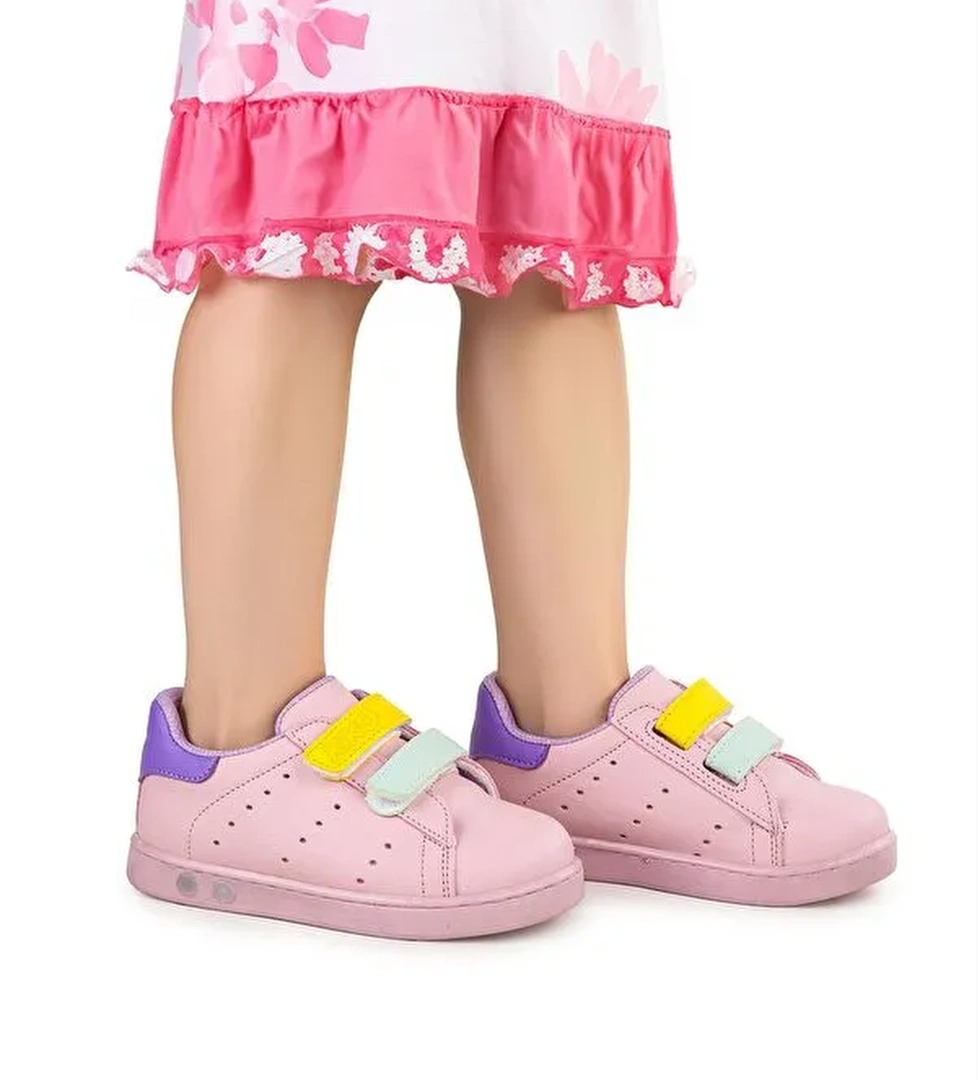 Royzo Ilk Adim Bebe Cirtli Isikli Kiz Bebek Spor Ayakkabi