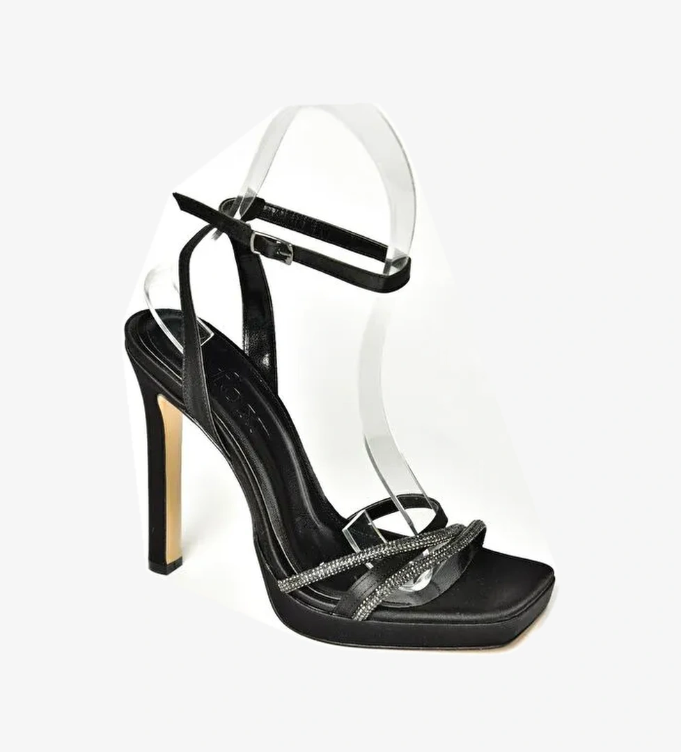 S5696125 Siyah Kadın Topuklu Ayakkabı - Görsel 1