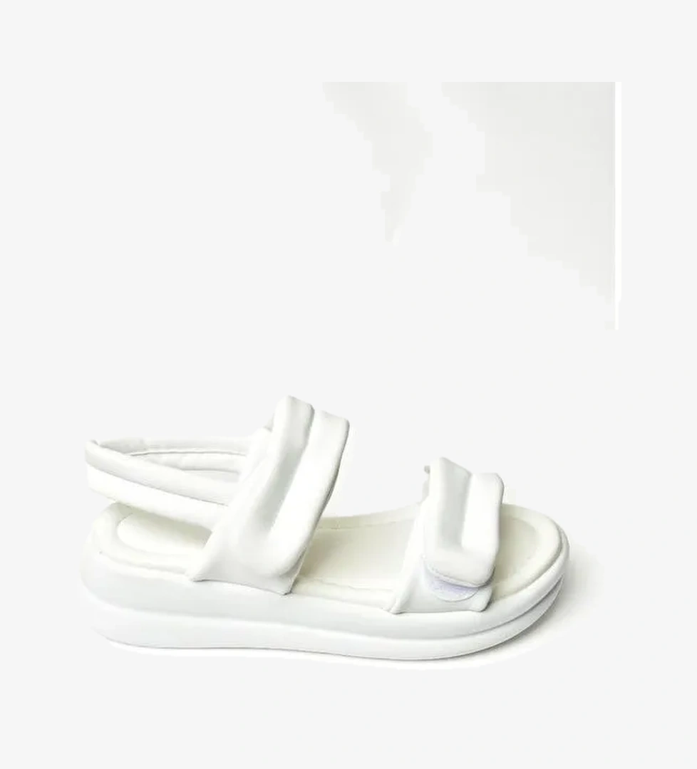 S9739104 Beyaz Kadın Sandalet