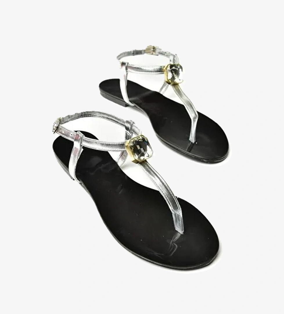 S2720952 Gümüş Kadın Sandalet