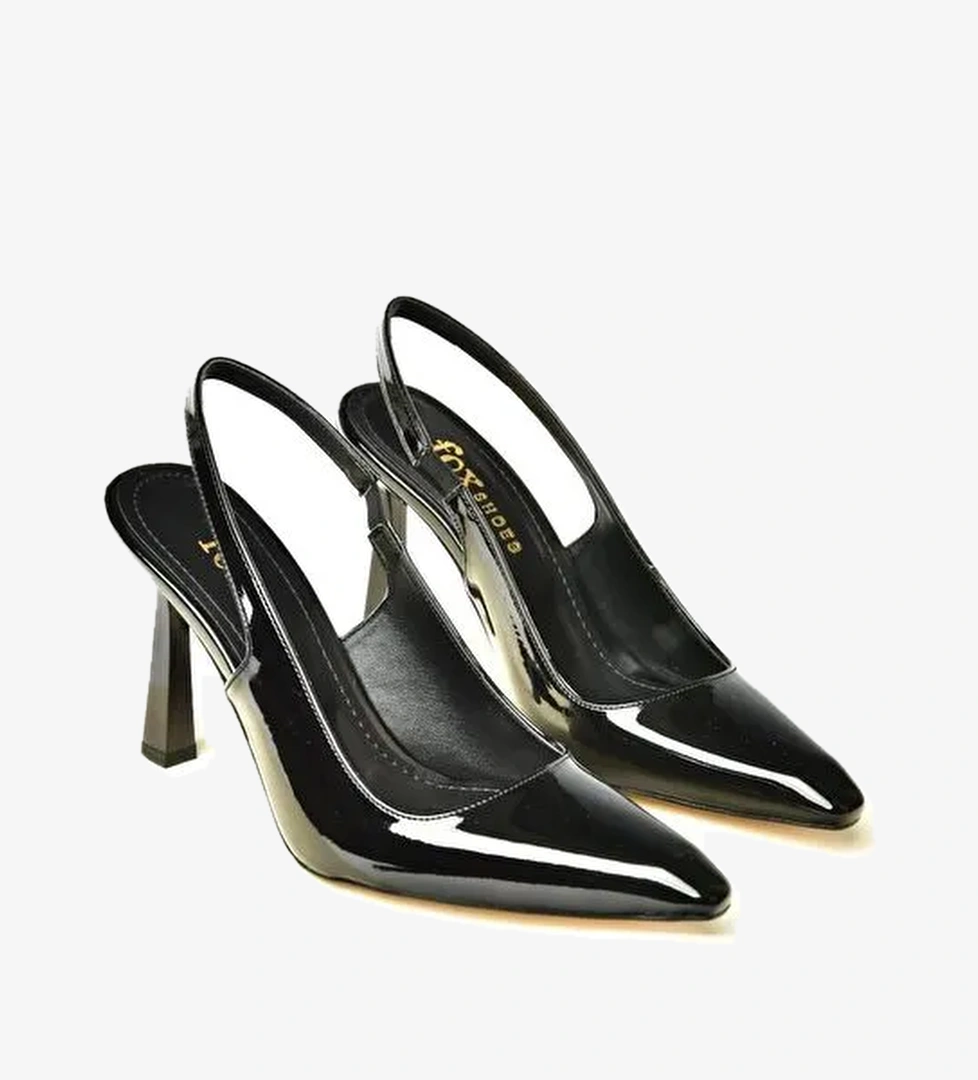 S7520634 Siyah Kadın Topuklu Ayakkabı - Görsel 1