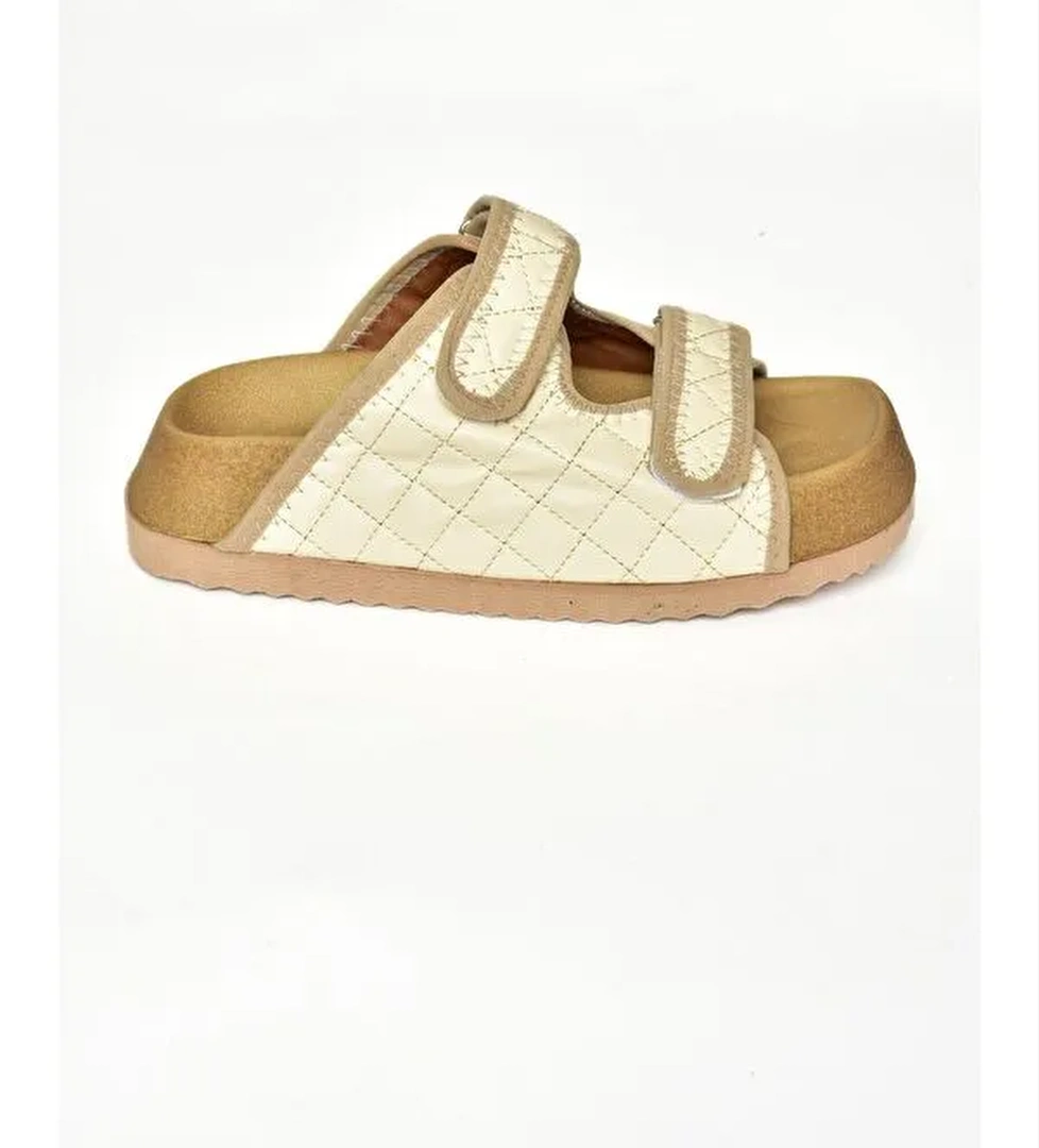 S8115462 Bej Kadın Terlik - Görsel 1