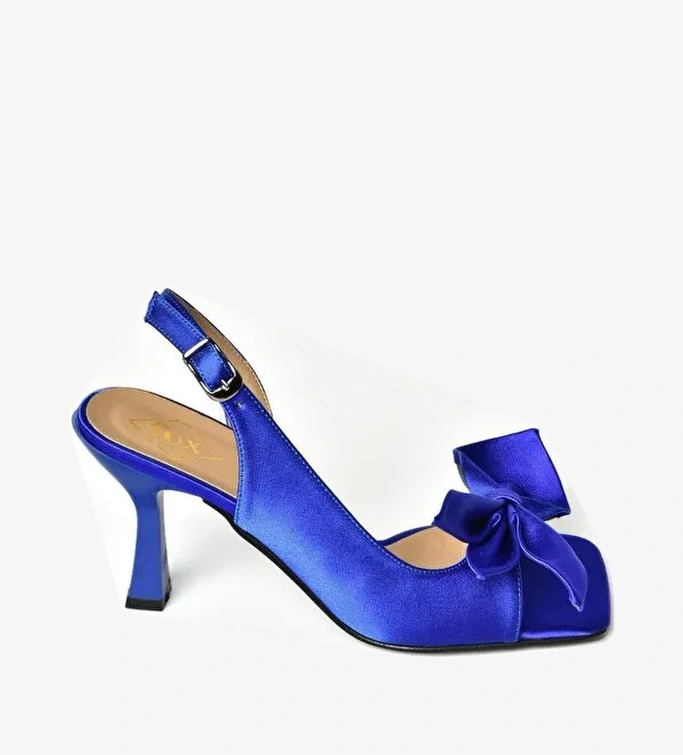 K7493849 Saks Mavi Kadın Topuklu Ayakkabı - Görsel 1