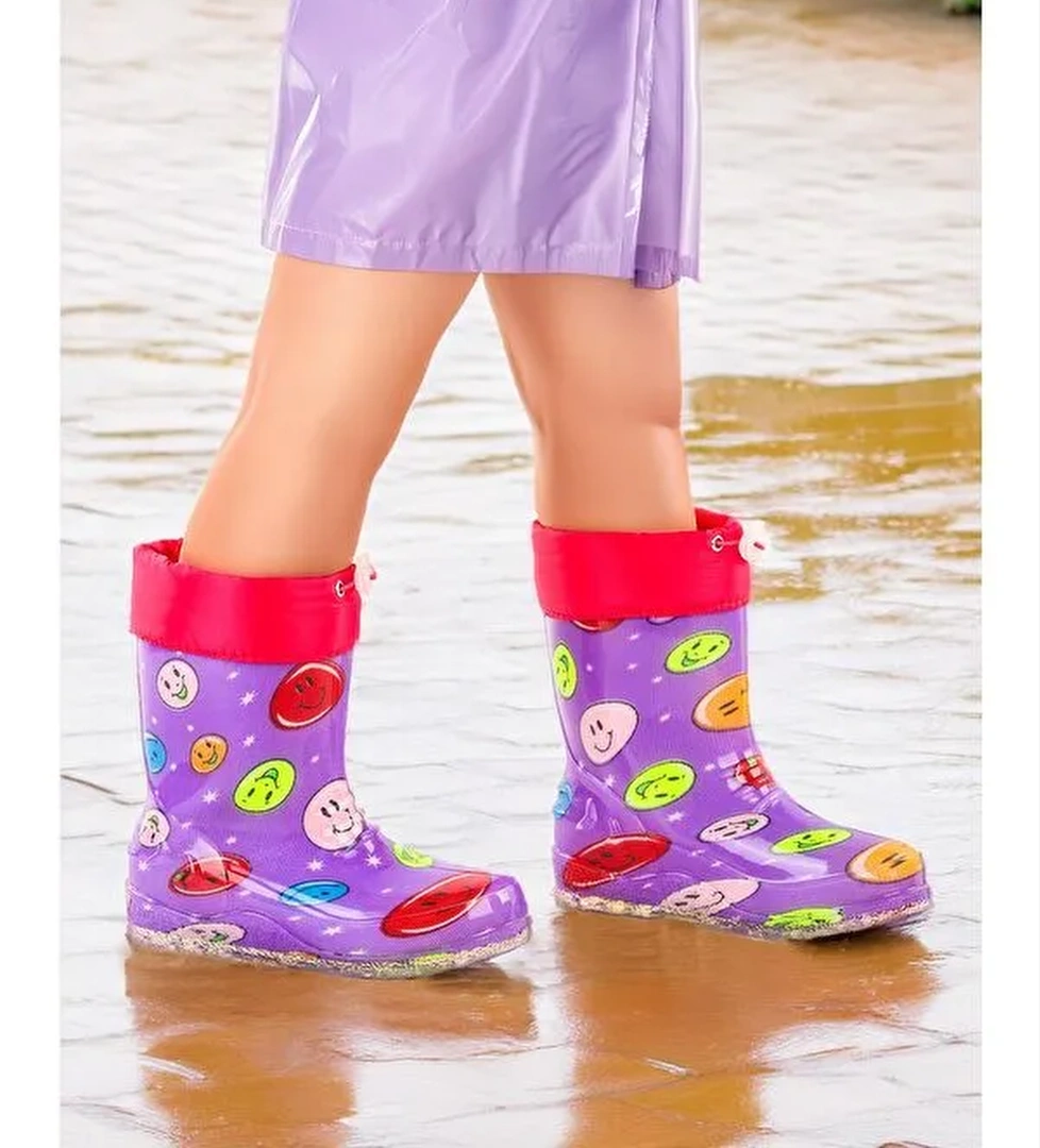 Savana Su Geçirmez Kız Çocuk Yağmur Çizmesi