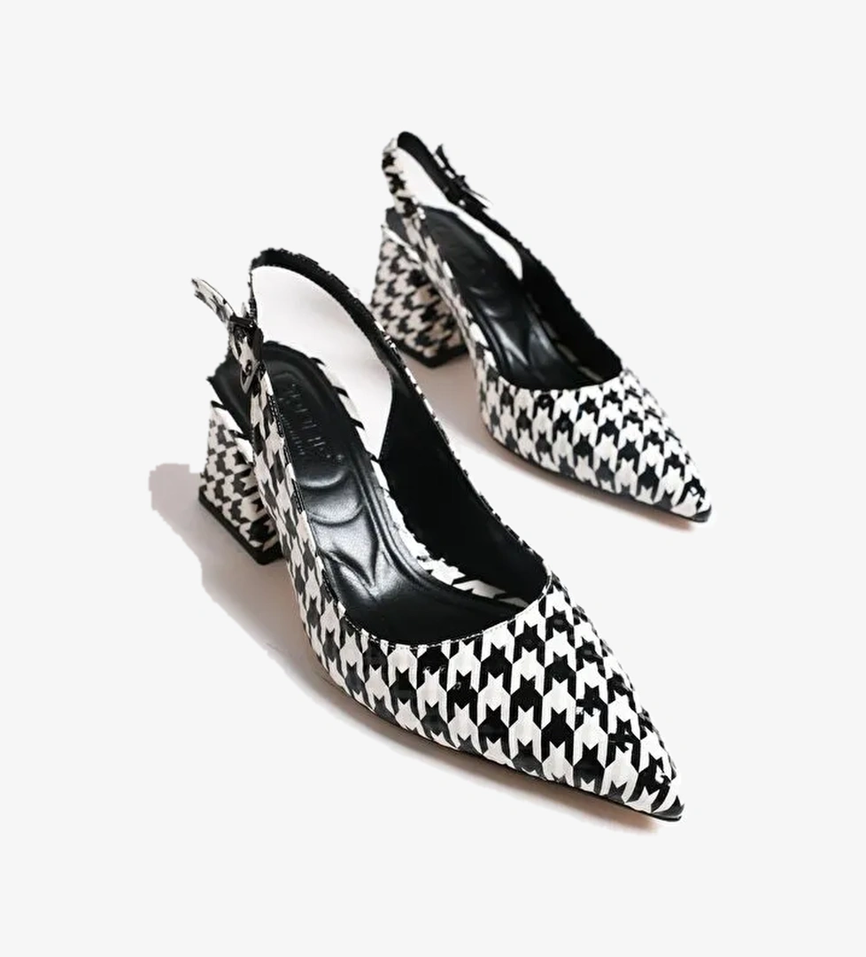 Yumuşak Pedli Taban Kadın Topuklu ayakkabı - Görsel 1