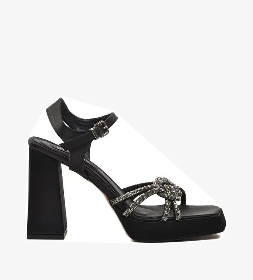 Siyah Kadın Abiye Ayakkabı 23101321Y