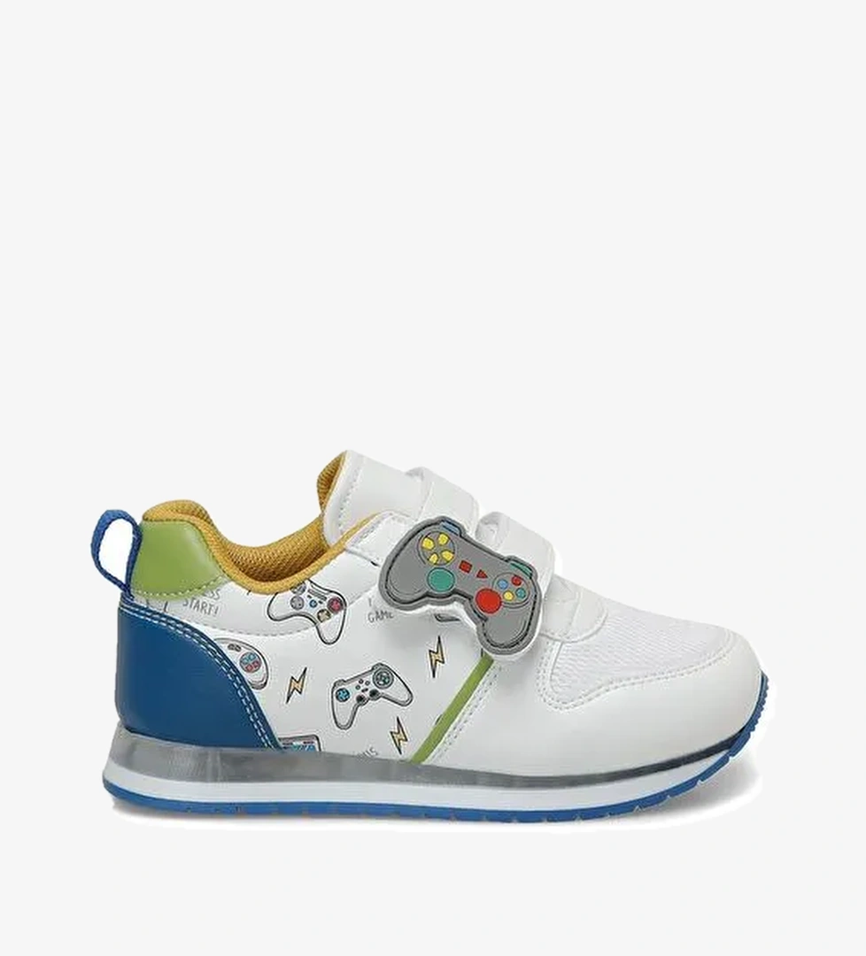 Beyaz Erkek Çocuk Spor Ayakkabı - Görsel 1