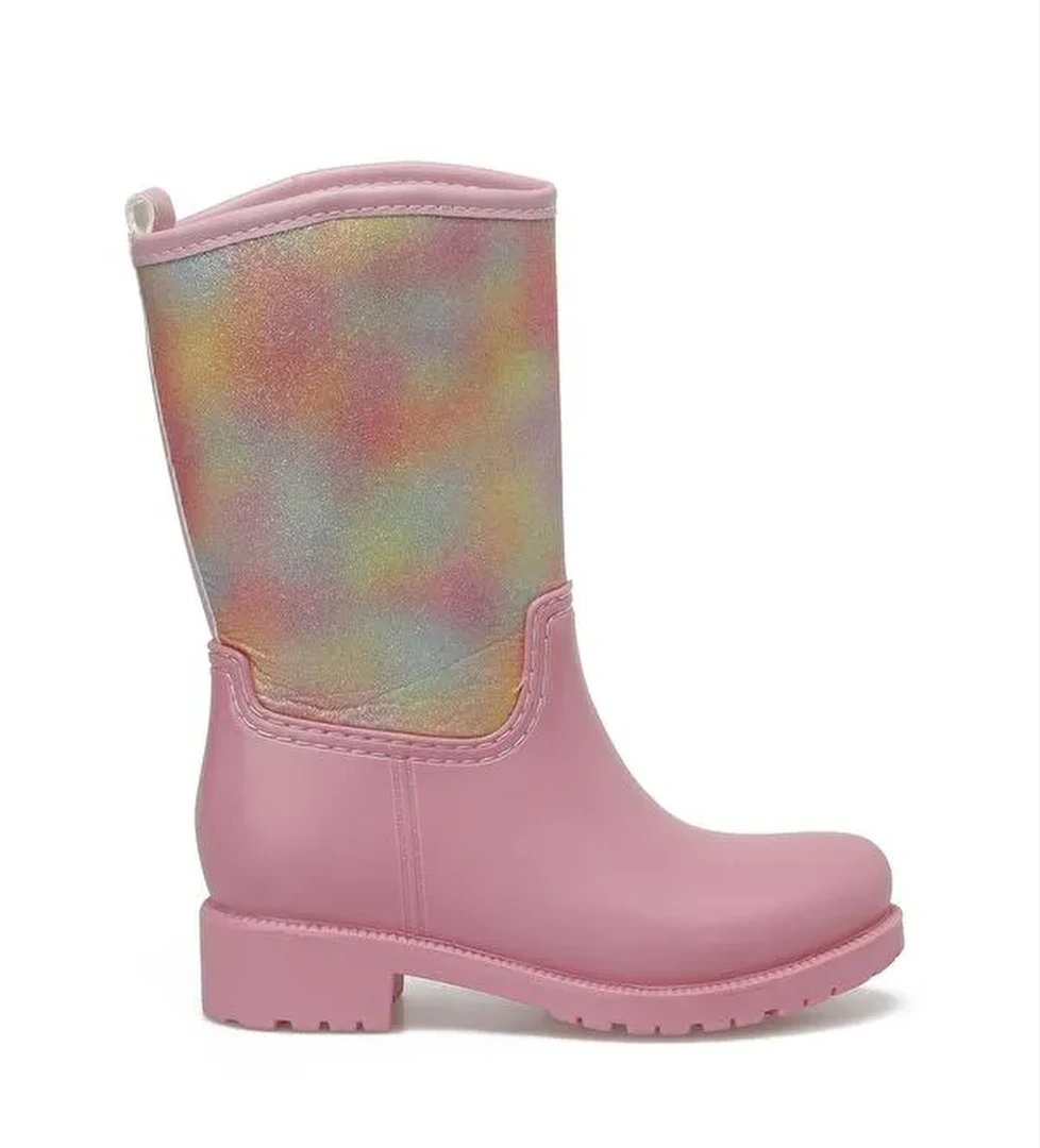 ELIS F 3PR Pembe Kız Çocuk Yağmur Çizmesi - Görsel 1