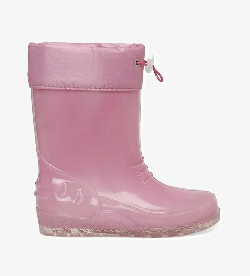 JELY P 3PR Pembe Kız Çocuk Yağmur Çizmesi - Görsel 1