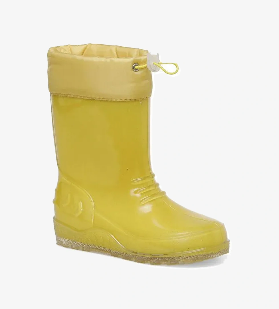 JELY P 3PR Sarı Erkek Çocuk Yağmur Çizmesi - Görsel 1