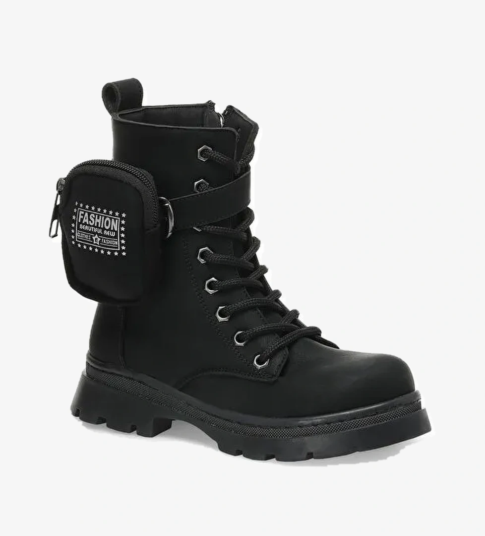 Bınono SANDRA P 2PR Siyah Kız Çocuk Bot model görseli