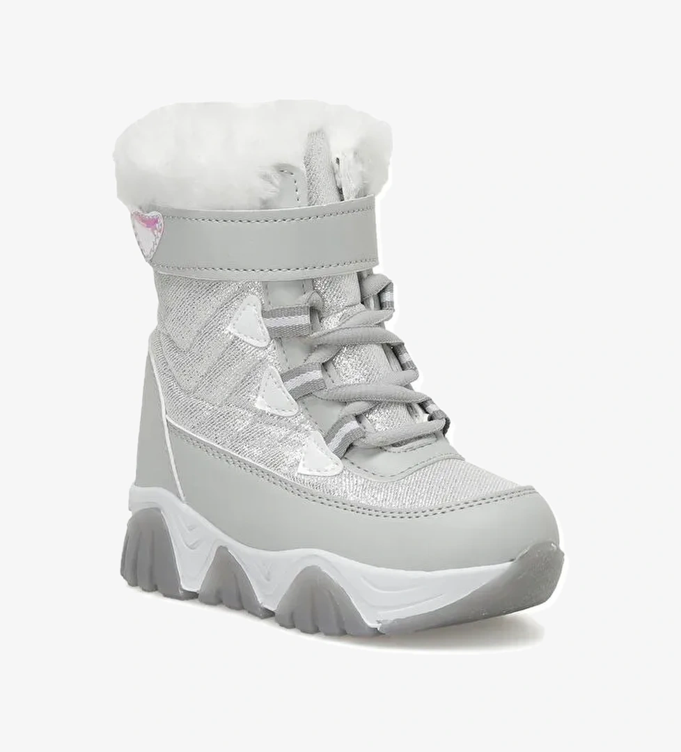 RUTH P 3PR GRI Kız Çocuk Kar Botu - Görsel 1