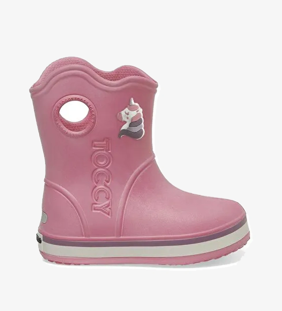 TOG P 3PR Pembe Kız Çocuk Yağmur Çizmesi - Görsel 1