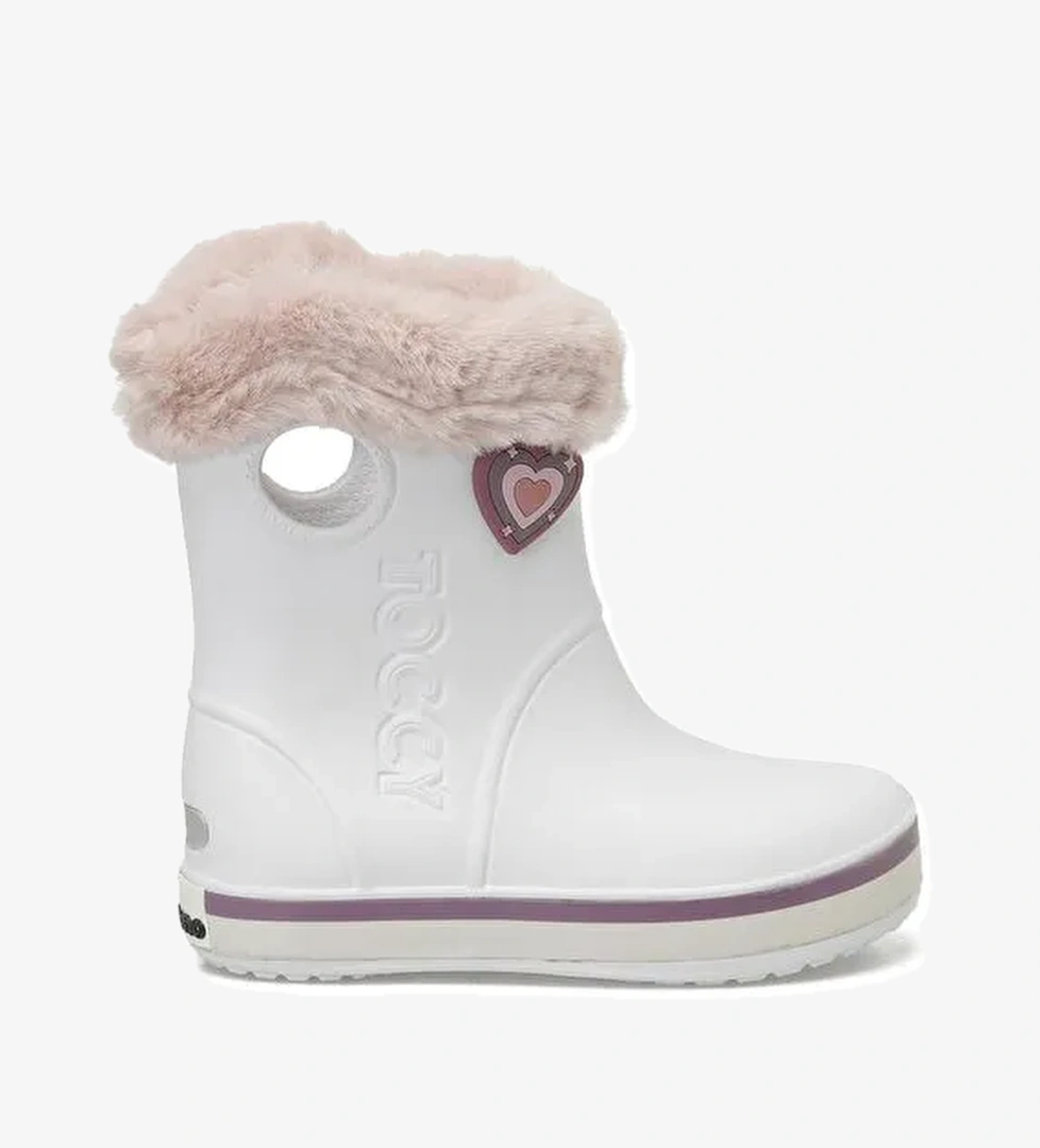 TOG X P 3PR Beyaz Kız Çocuk Yağmur Çizmesi - Görsel 1