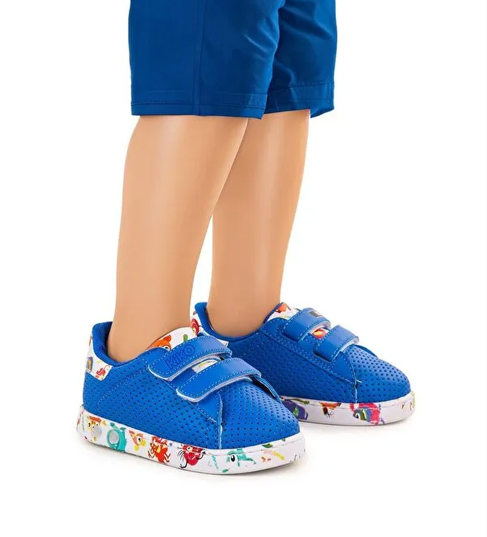 Perforated Cırtlı Işıklı Erkek Bebek Spor Ayakkabı - Görsel 1