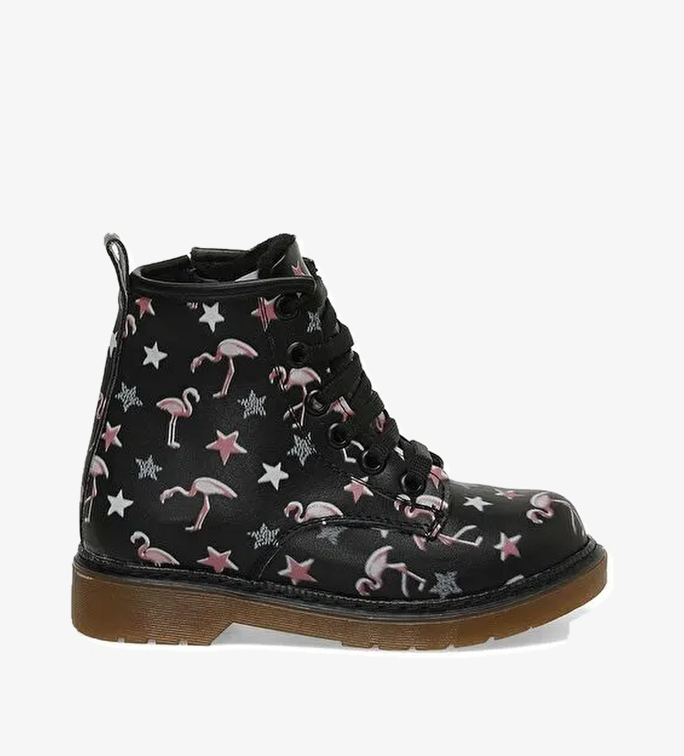 SENTA STK P 3PR Siyah Kız Çocuk Worker Bot - Görsel 1