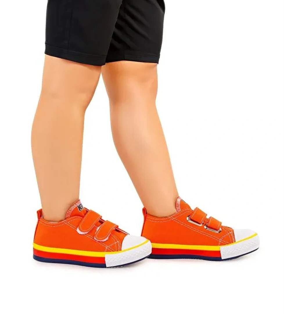 Linen Cırtlı Erkek Çocuk Keten Spor Ayakkabı