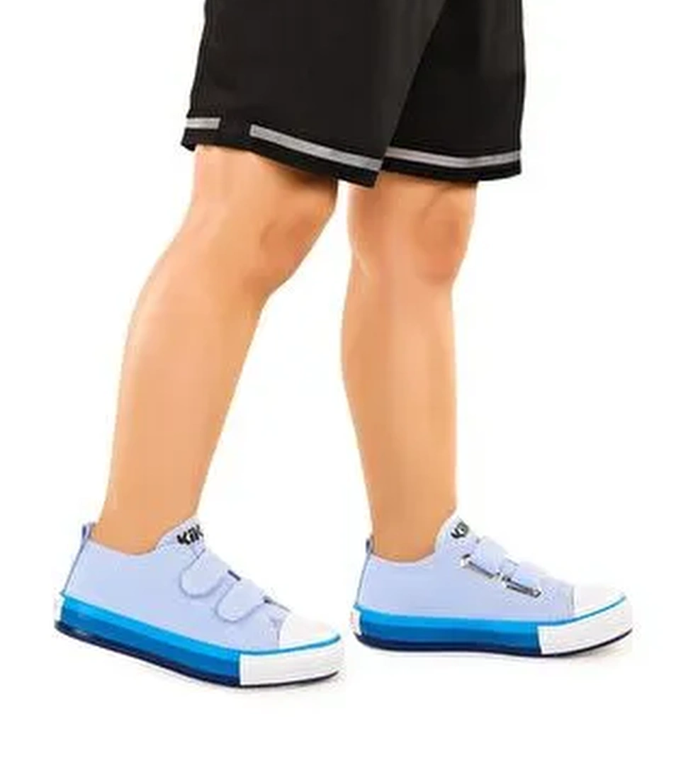 Linen Cırtlı Erkek Çocuk Keten Spor Ayakkabı - Görsel 1