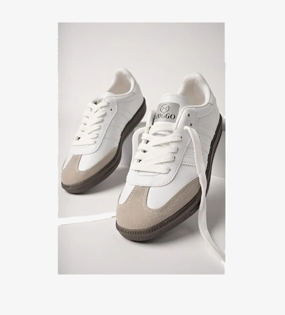 JABBAR Unisex Ortopedik Günlük Bağcıklı Yürüyüş Koşu Sneaker Spor Ayakkabı