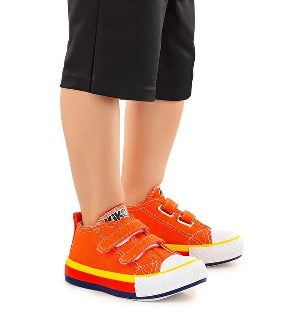 Linen Cırtlı Erkek Bebek Keten Spor Ayakkabı - Görsel 1