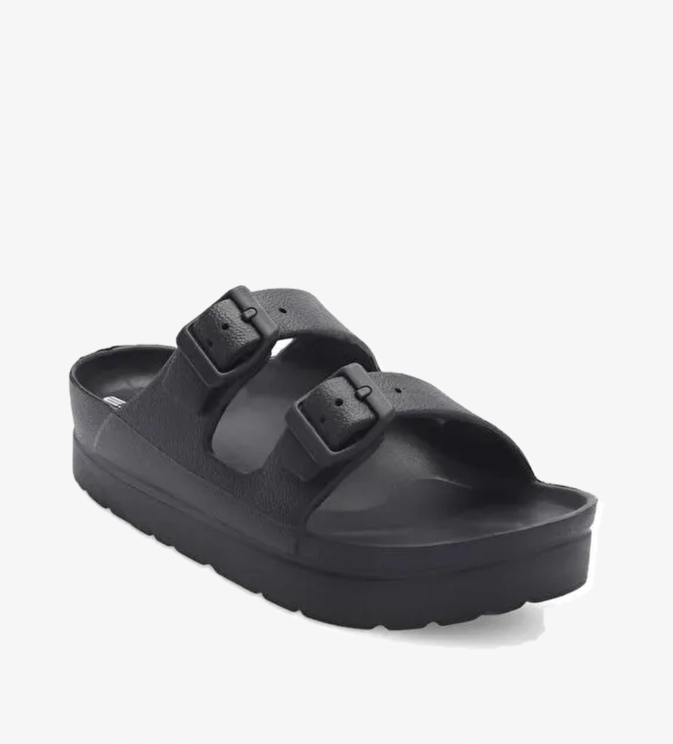 JAYNE Kadın Terlik Siyah - Görsel 1