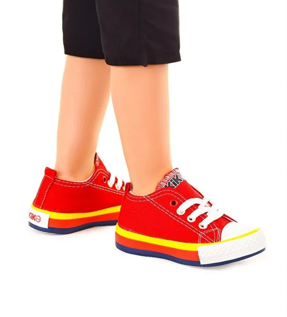 Tinna Bağcıklı Erkek Bebek Keten Spor Ayakkabı - Görsel 1