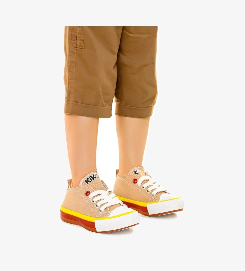 Tinna Bağcıklı Erkek Bebek Keten Spor Ayakkabı - Görsel 1