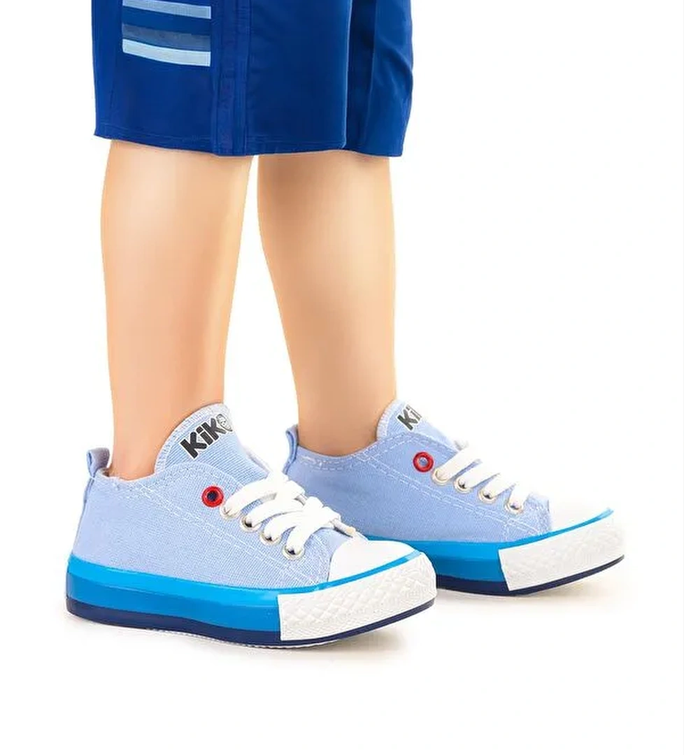 Tinna Bağcıklı Erkek Bebek Keten Spor Ayakkabı - Görsel 1