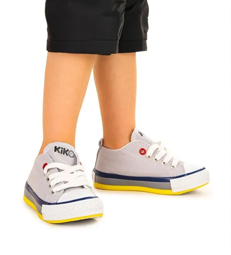 Tinna Bağcıklı Erkek Bebek Keten Spor Ayakkabı - Görsel 1