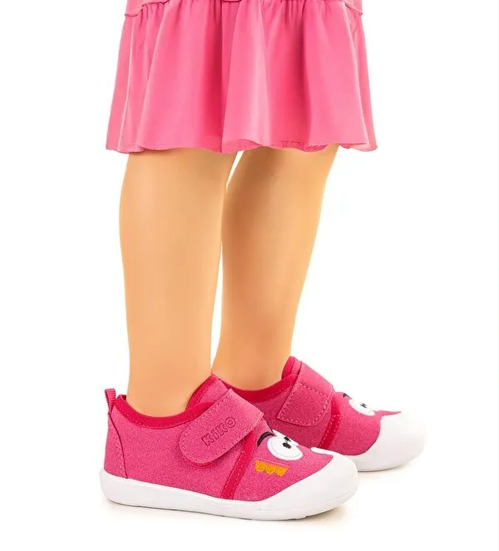 Cookie Cırtlı Kız Bebek İlk Adım Panduf Ayakkabı