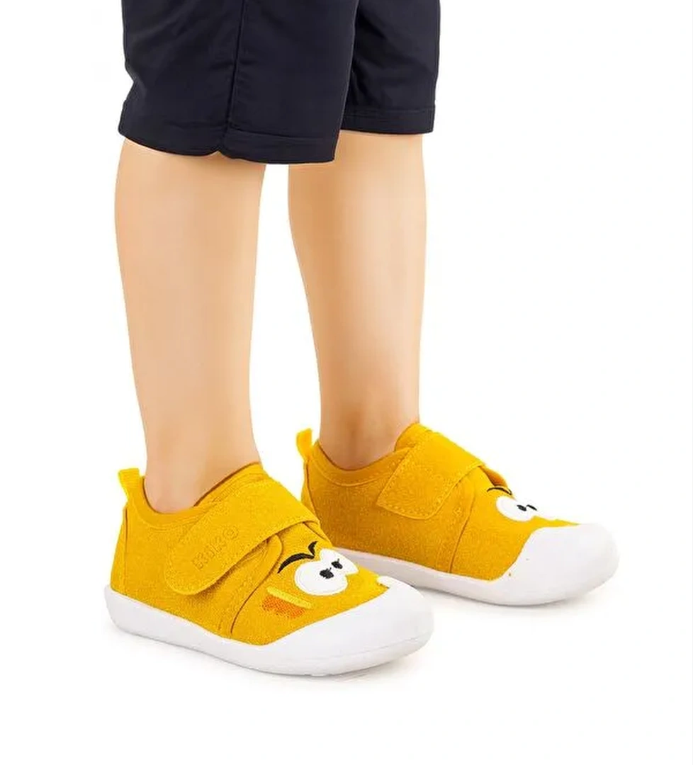 Cookie Cırtlı Erkek Bebek İlk Adım Panduf Ayakkabı