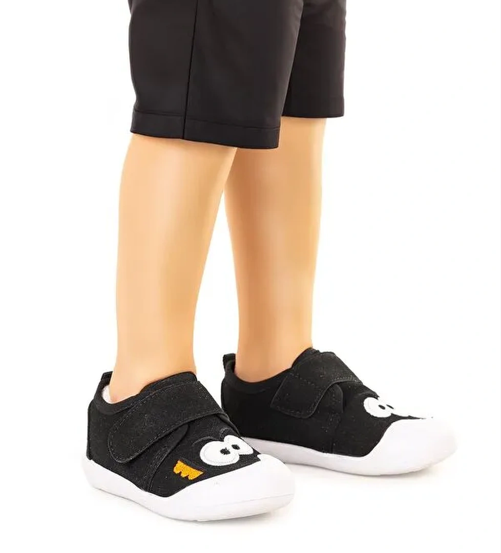 Cookie Cırtlı Erkek Bebek İlk Adım Panduf Ayakkabı