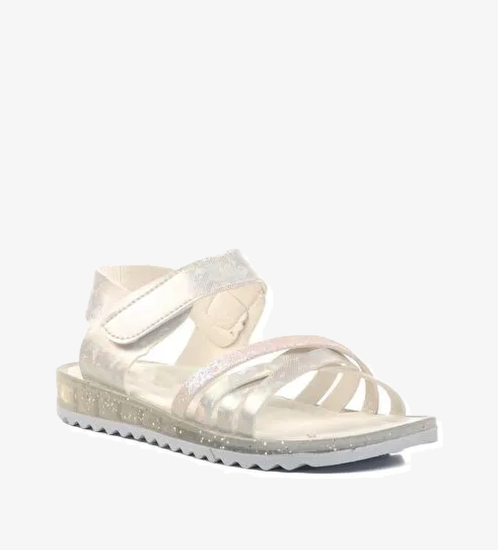 Beyaz Ortopedik Kız Çocuk Sandalet - Görsel 1