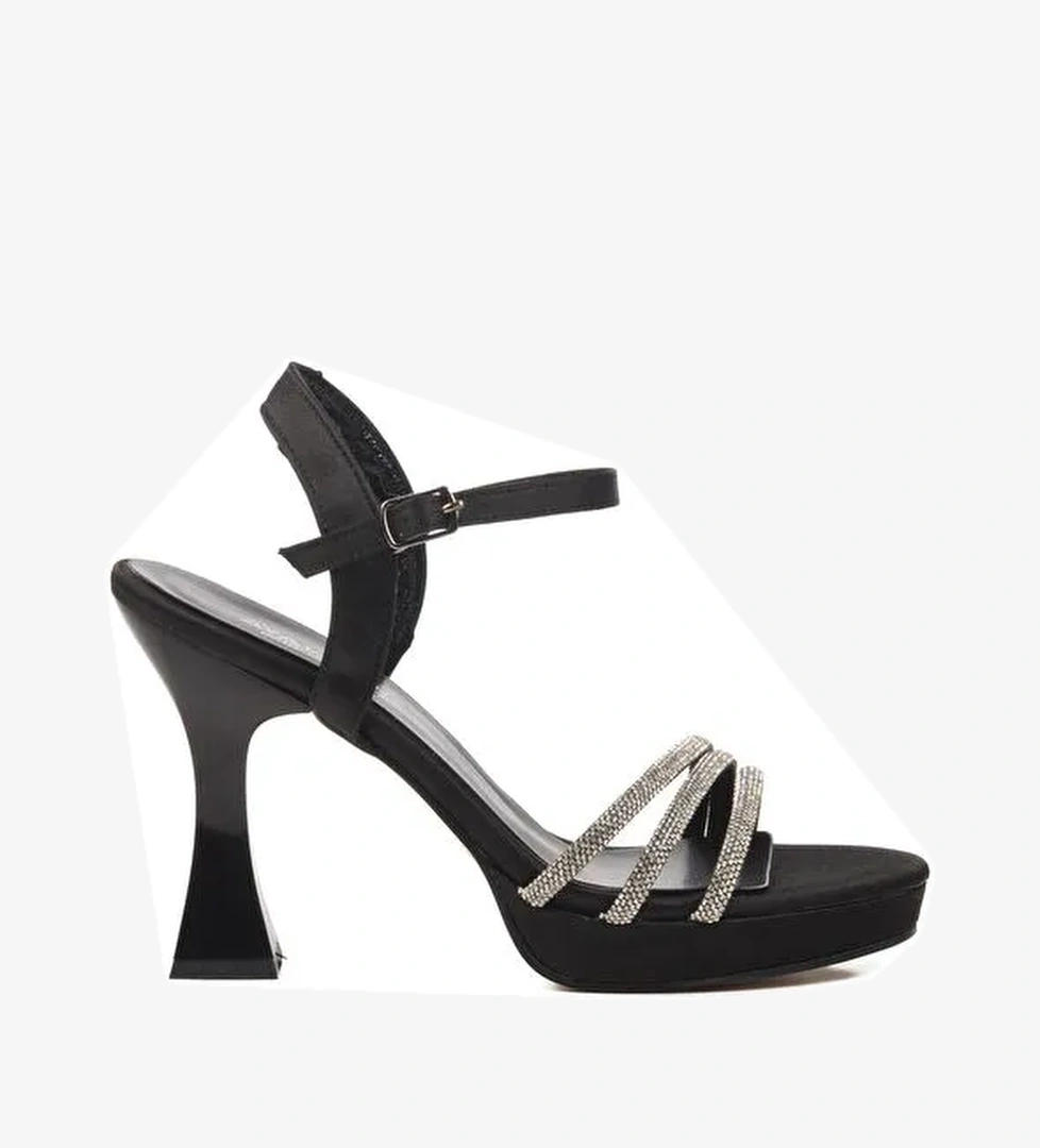 Siyah Kadın Abiye Ayakkabı 529224