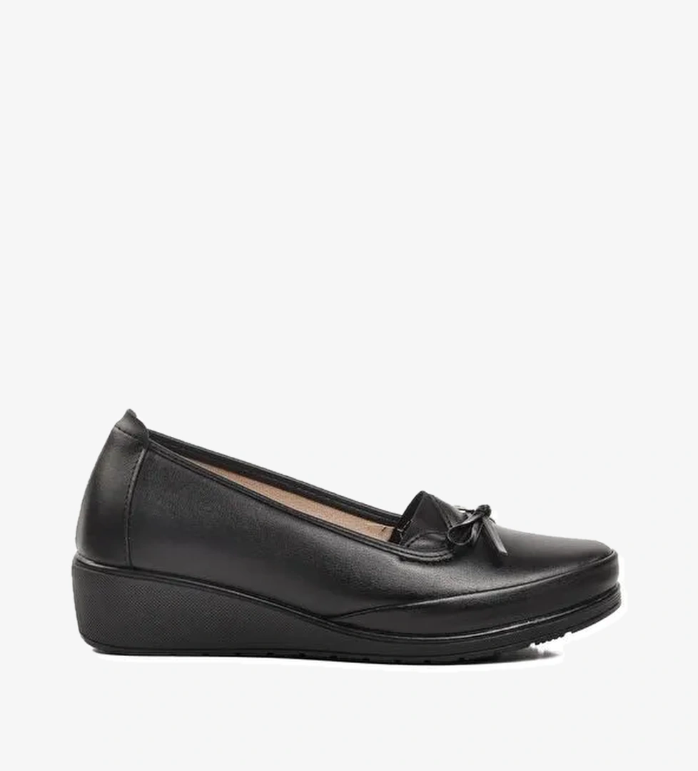 Siyah Kadın Loafer Ayakkabı 101
