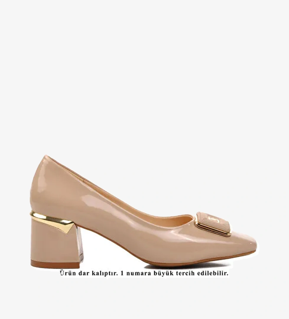 Bej Kadın Topuklu Ayakkabı 312145 Z - Görsel 1