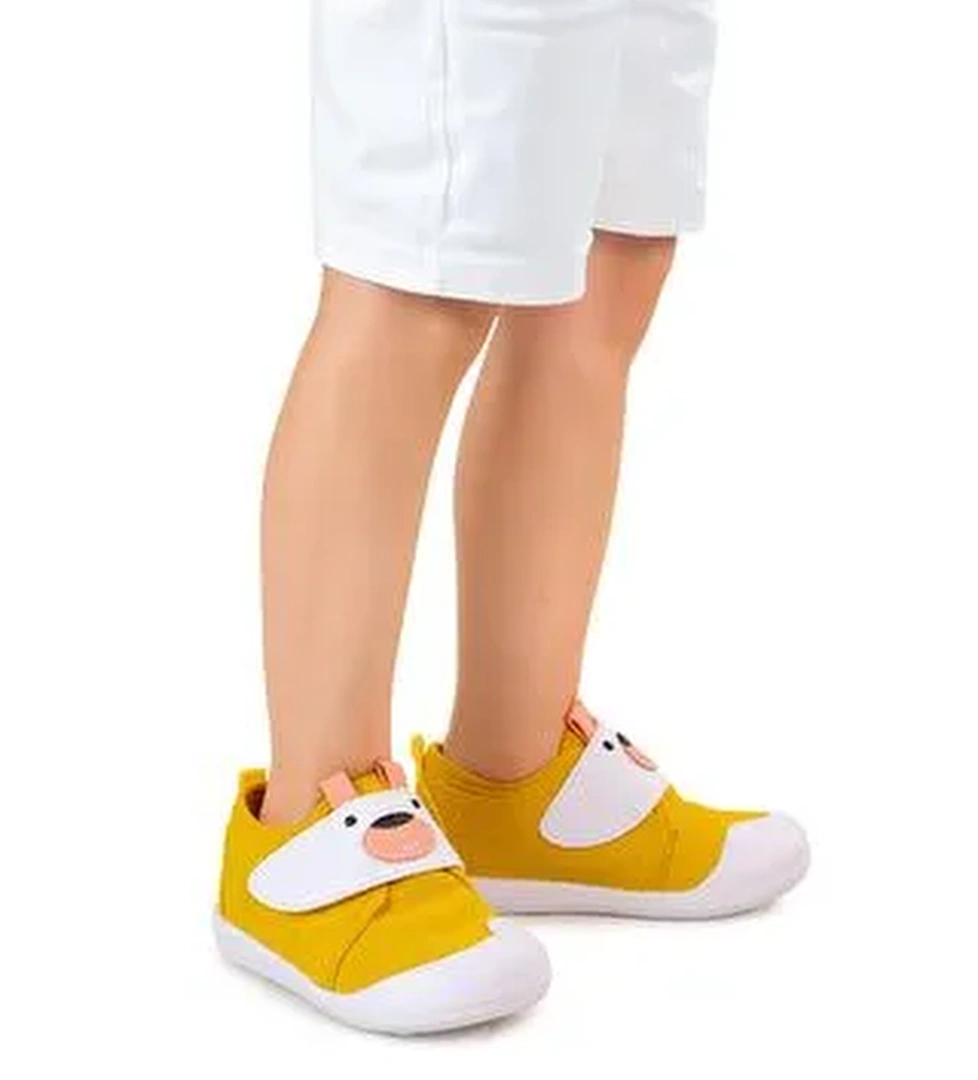 Winni Cırtlı Erkek Bebek İlk Adım Panduf Ayakkabı