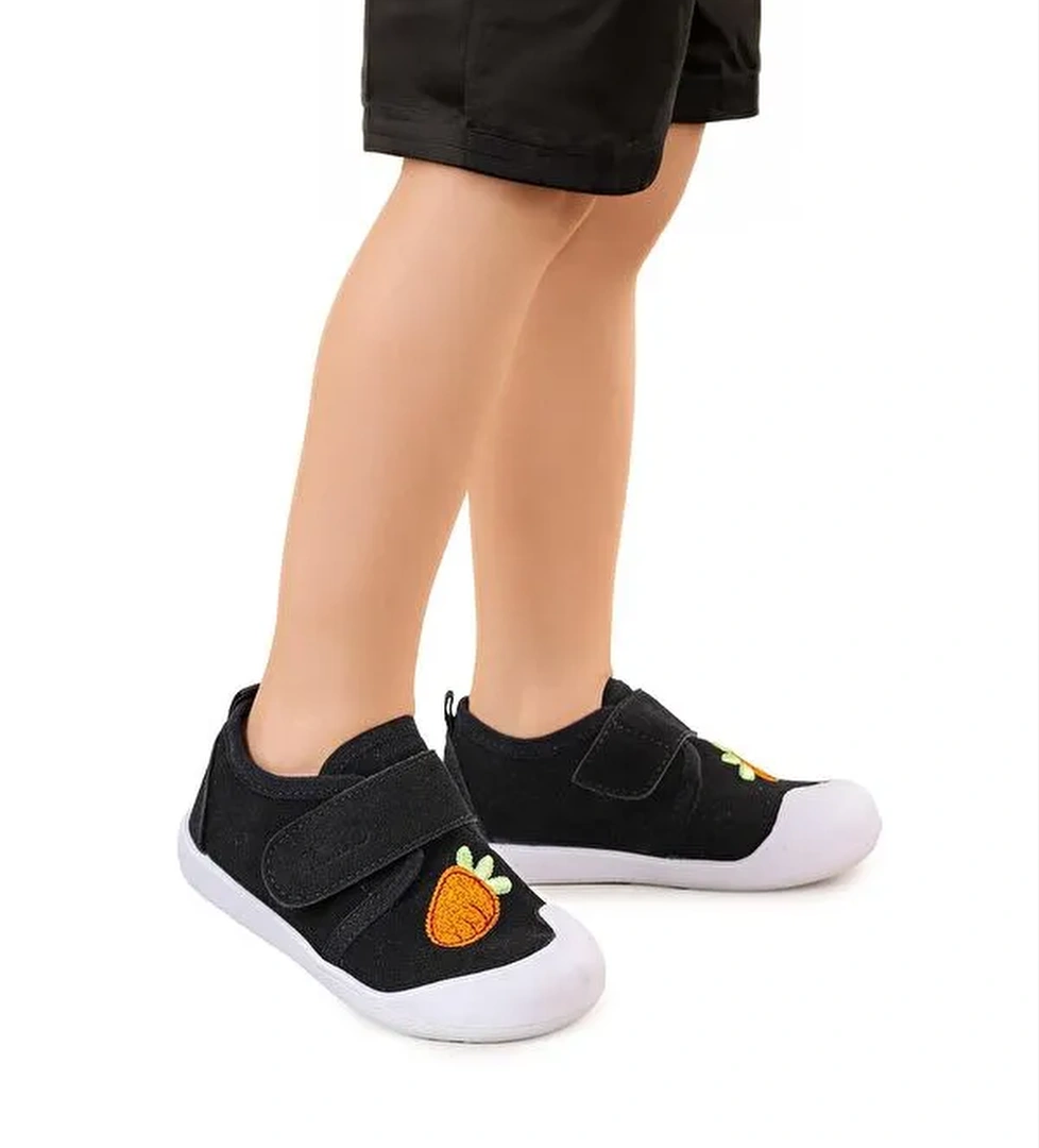 Strawberry Cırtlı Erkek Bebek İlk Adım Panduf Ayakkabı